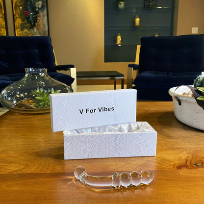 The Lust Lab: Frosted Fusion Pleasure Set™ Glass Anal Plug & Dildo