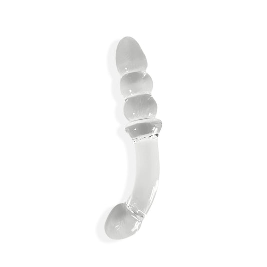 The Lust Lab: Frosted Fusion Pleasure Set™ Glass Anal Plug & Dildo