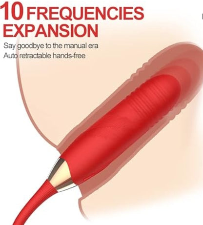 The Lust Lab: Rosé Ecstasy Duo™ – Dual Vibrator (rose + rosé wine energy)