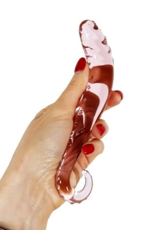 The Lust Lab: The Crystal Muse Glass Anal Plug and Dildo