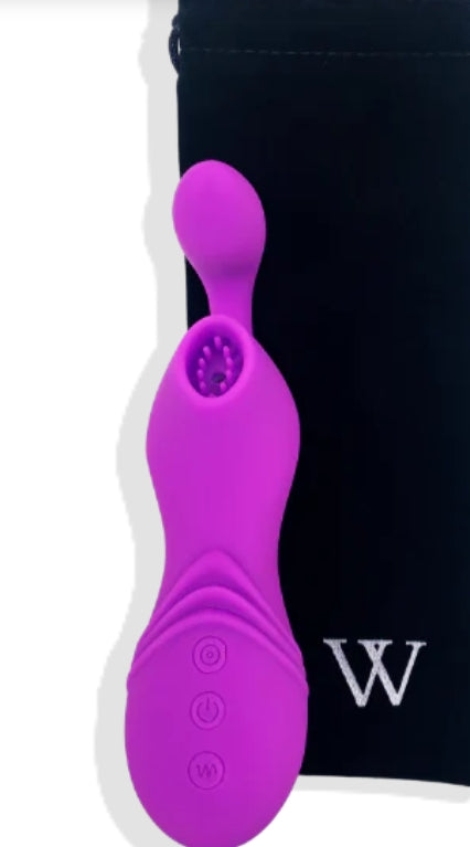 The Lust Lab Divine Duo Clitoral Suction Toy And G-Spot Vibrator
