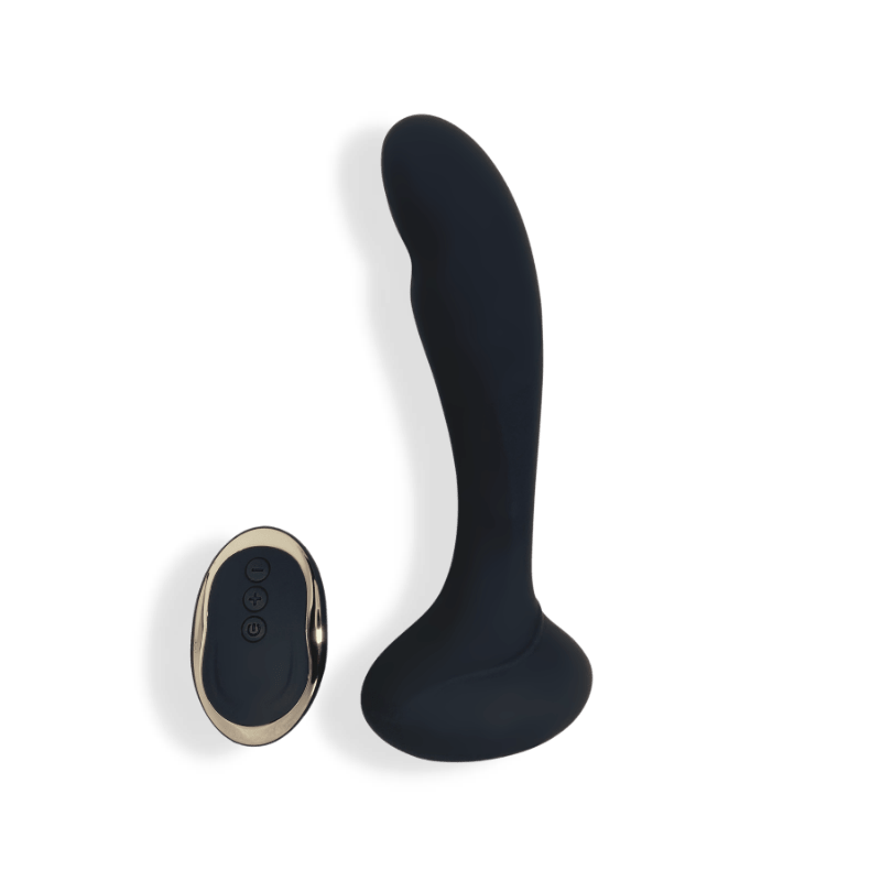 The Lust Lab Black Obsession - Remote Dildo